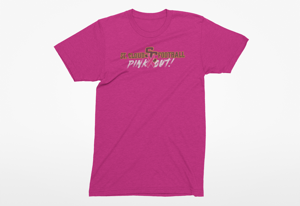 Classic Bulldogs Football Pink Out Shirt