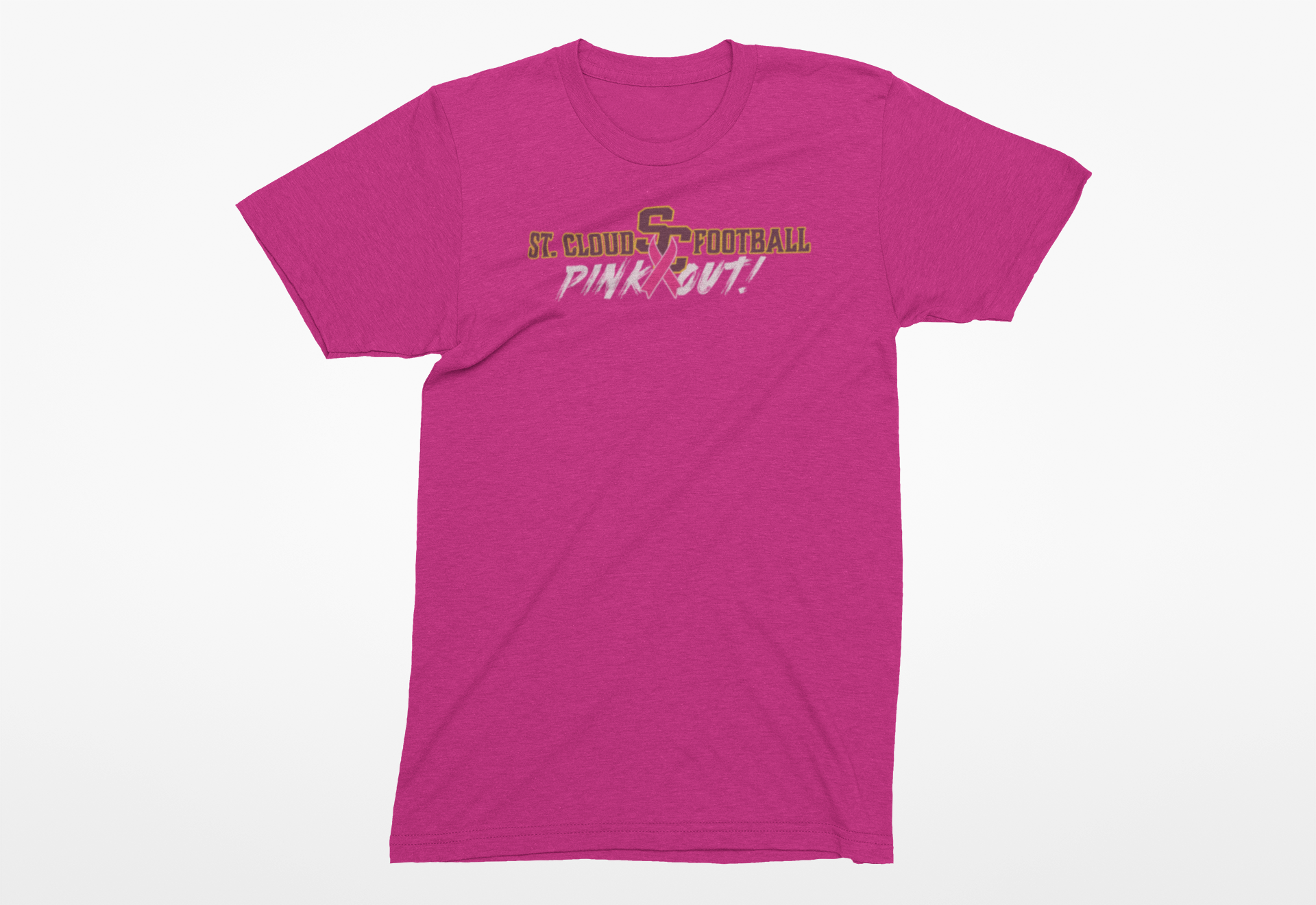 Classic Bulldogs Football Pink Out Shirt
